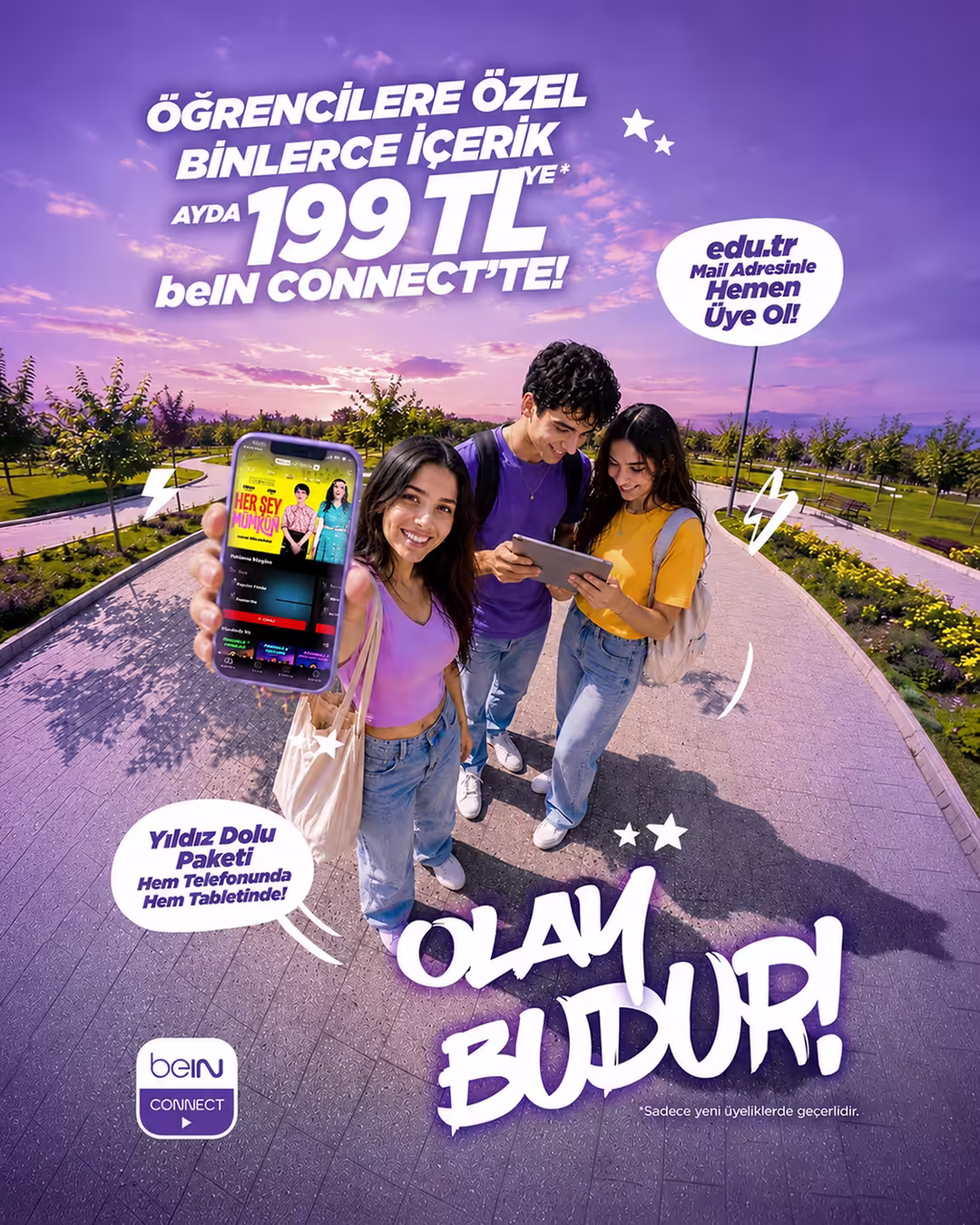 BeIN Connect Öğrenci Kampanyası 99₺ bu fırsatı kaçırma!